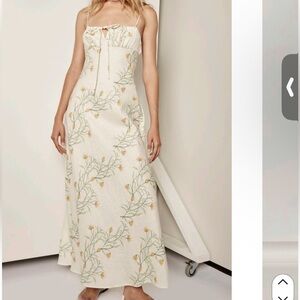 Long 100% linen summer dress